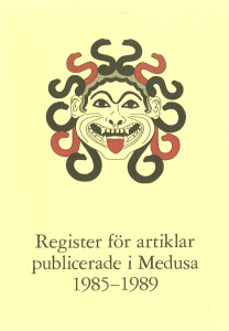 Register för artiklar publicerade i Medusa 1985-1989