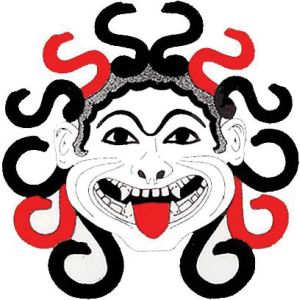 Logotyp för tidskriften Medusa